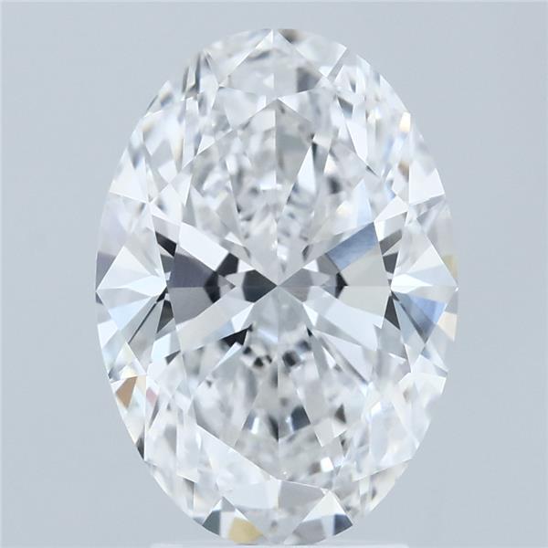 3.31ct Oval D VVS1 Lab Created Diamond