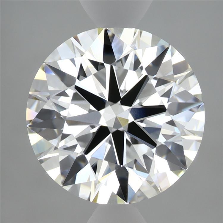 3.77ct Round F VVS2 Lab Created Diamond