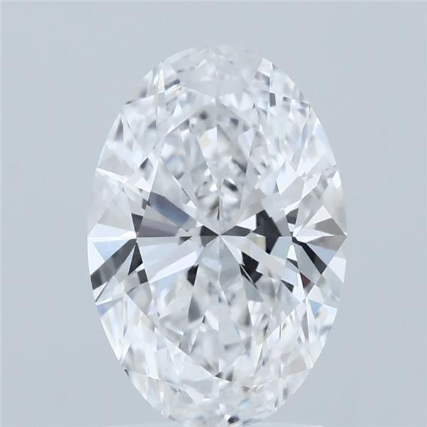 1.95ct Oval D VVS2 Lab Created Diamond