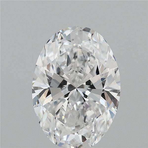 3.03ct Oval D VVS2 Lab Created Diamond