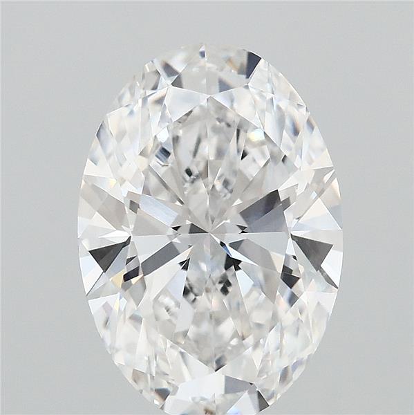 3.01ct Oval D VVS1 Lab Created Diamond