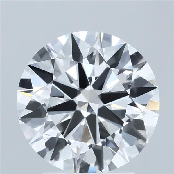 2.72ct Round D VVS2 Lab Created Diamond