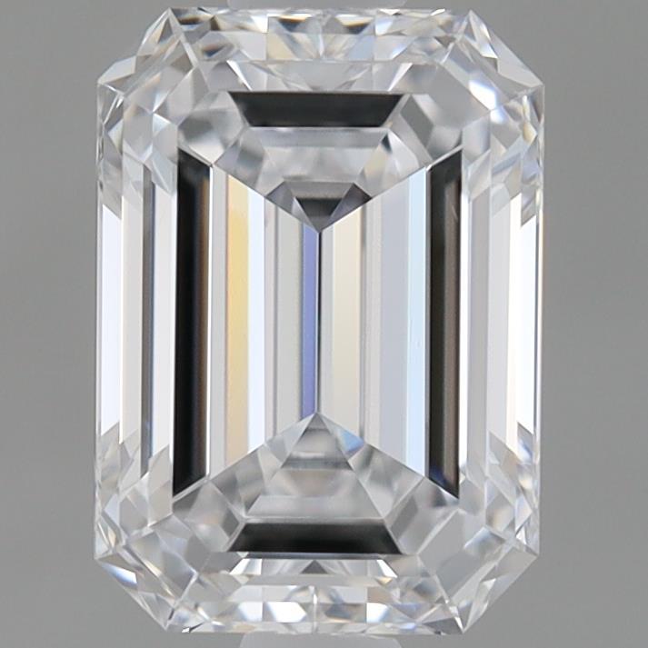 0.98ct Emerald D VVS2 Lab Created Diamond
