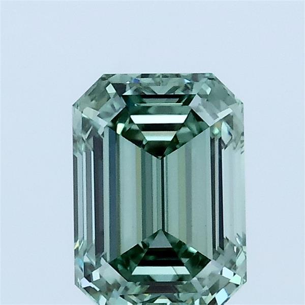 1.01ct Emerald FANCY VIVID GREEN VS1 Lab Created Diamond