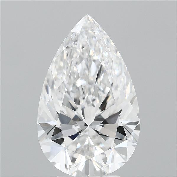 5.02ct Pear E VVS1 Lab Created Diamond