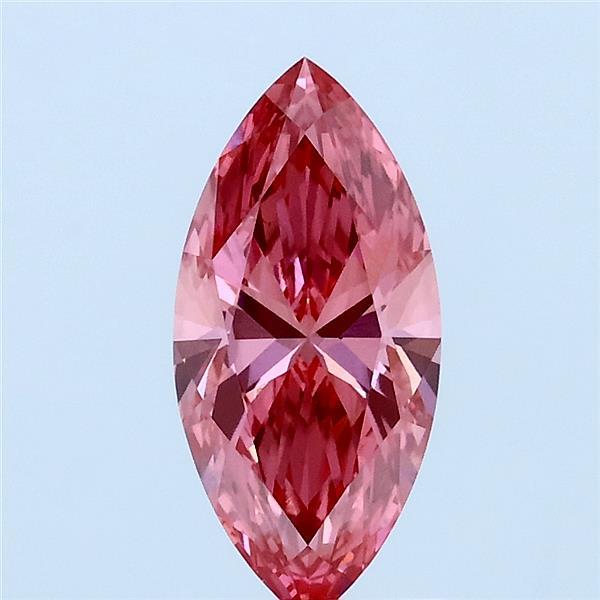 1.03ct Marquise FANCY VIVID PINK VS2 Lab Created Diamond