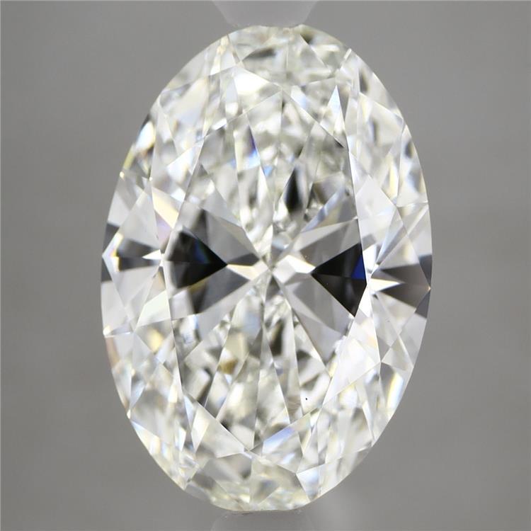 4.51ct Oval F VVS2 Lab Created Diamond
