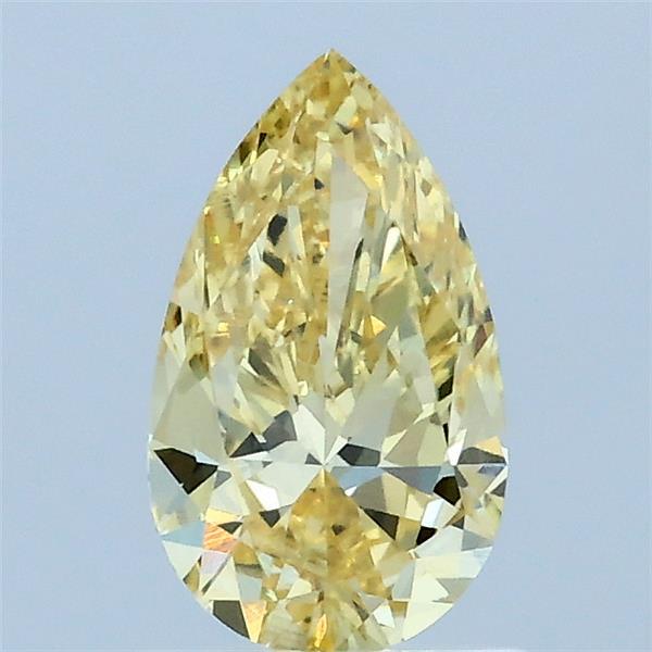 0.78ct Pear FANCY INTENSE YELLOW VVS2 Lab Created Diamond