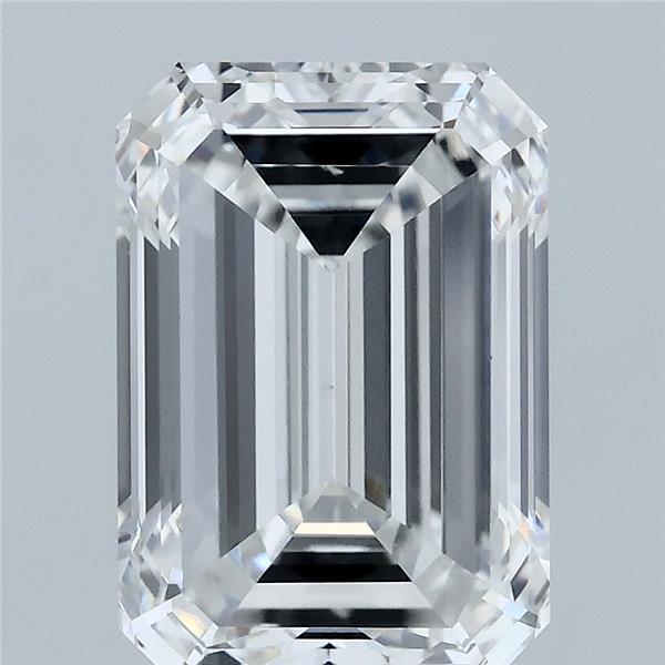 4ct Emerald E VVS2 Lab Created Diamond