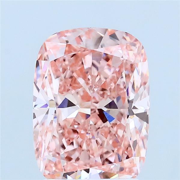 2.01ct Cushion FANCY VIVID PINK VVS2 Lab Created Diamond