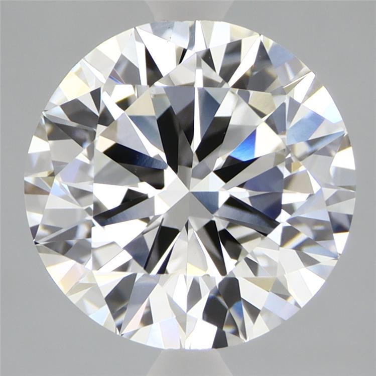3.46ct Round F VVS2 Lab Created Diamond
