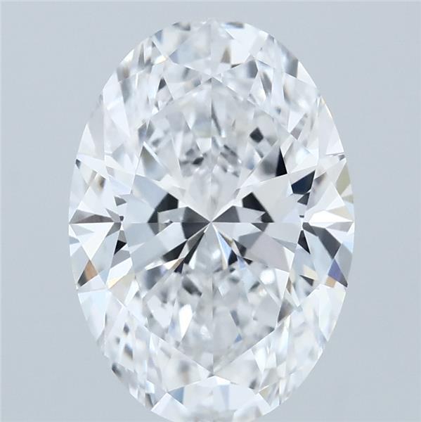 3.05ct Oval D VVS1 Lab Created Diamond