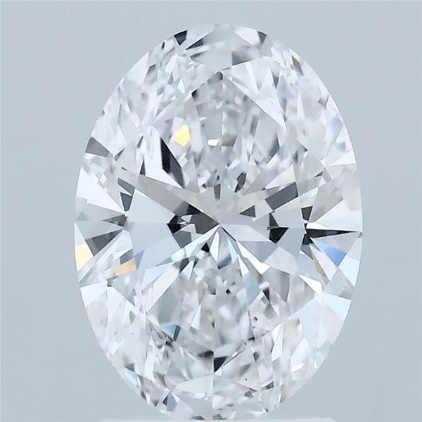 2ct Oval D VVS2 Lab Created Diamond