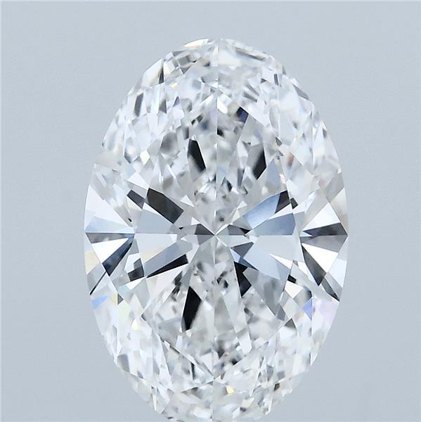3ct Oval E VVS2 Lab Created Diamond