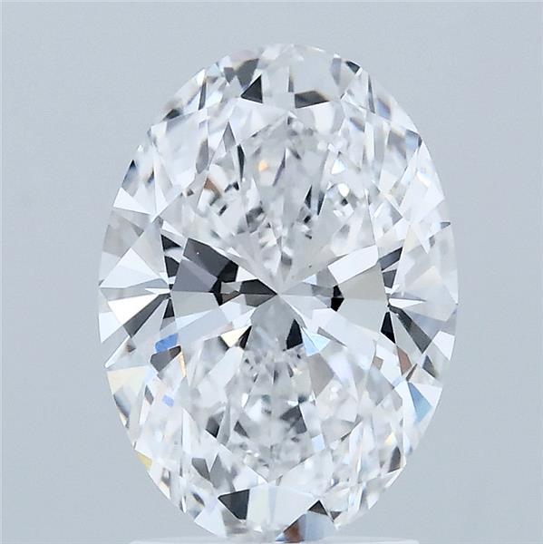 2.09ct Oval D VVS2 Lab Created Diamond