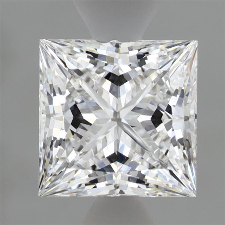 1.6ct Princess D VVS2 Lab Created Diamond