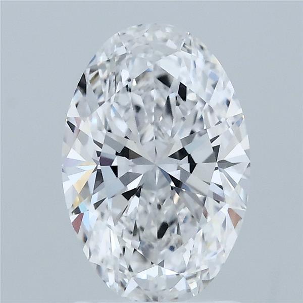 1.68ct Oval D VVS2 Lab Created Diamond