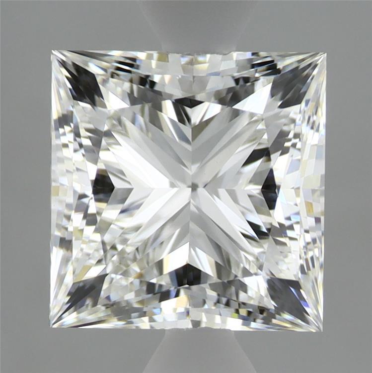 3.02ct Princess F VVS2 Lab Created Diamond