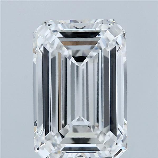 5.21ct Emerald E VVS2 Lab Created Diamond