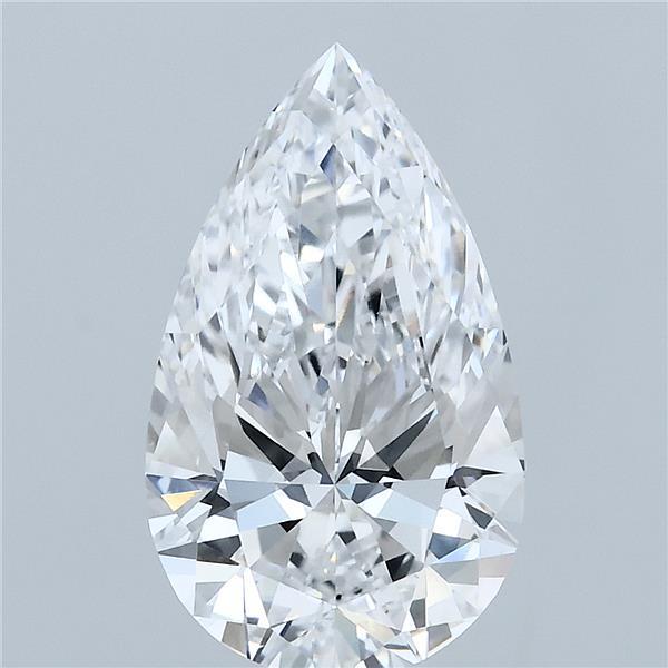 3.01ct Pear D VVS2 Lab Created Diamond