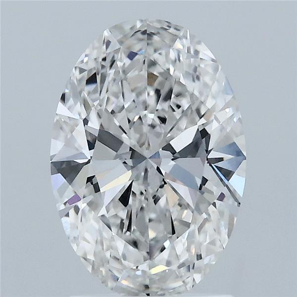 1.85ct Oval F VVS1 Lab Created Diamond