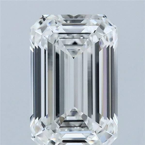 2.52ct Emerald F VS1 Lab Created Diamond