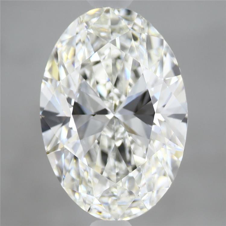 3.13ct Oval F VVS2 Lab Created Diamond