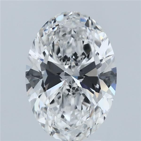 4ct Oval E VVS2 Lab Created Diamond