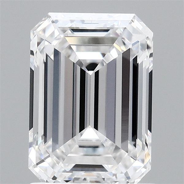 1.62ct Emerald D VVS2 Lab Created Diamond