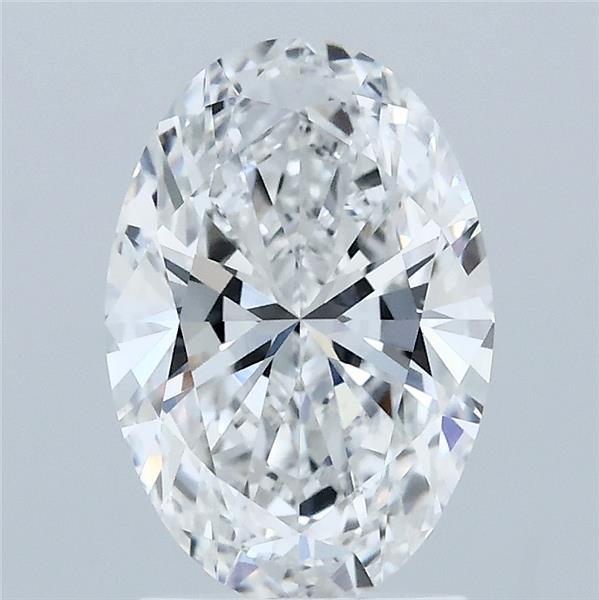 1.89ct Oval E VVS2 Lab Created Diamond