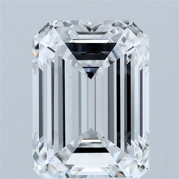 2.1ct Emerald D VVS2 Lab Created Diamond