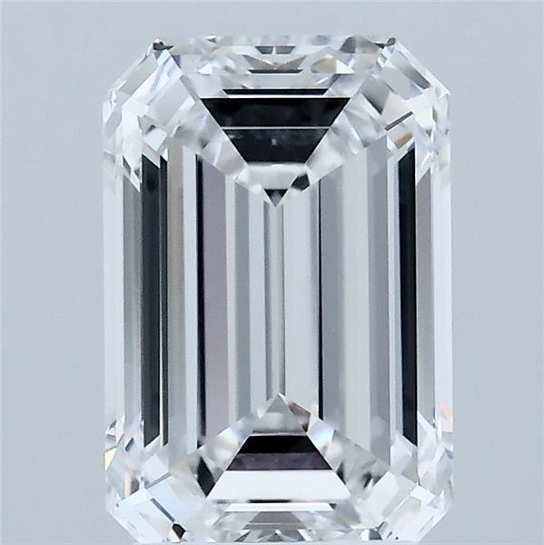 2.51ct Emerald D VVS2 Lab Created Diamond