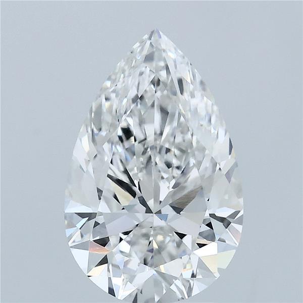 2.43ct Pear F VVS1 Lab Created Diamond