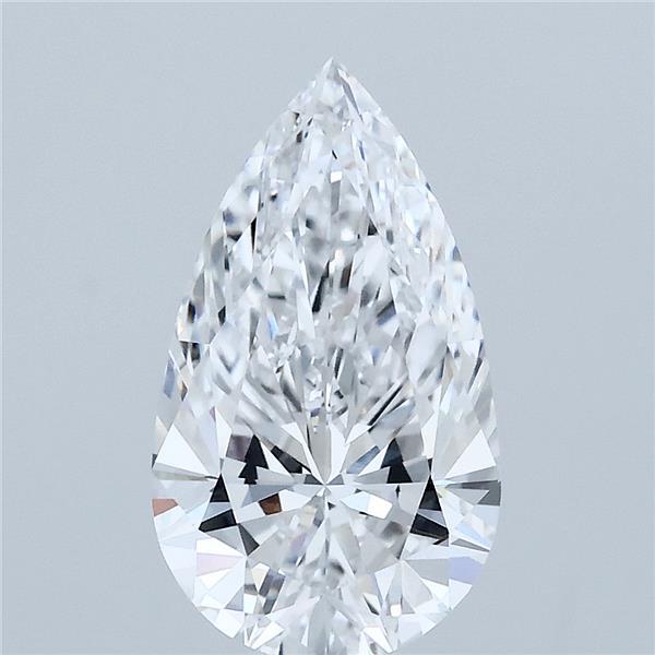2ct Pear D VVS2 Lab Created Diamond