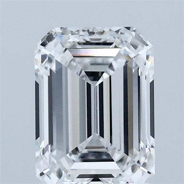 1.51ct Emerald D VVS2 Lab Created Diamond