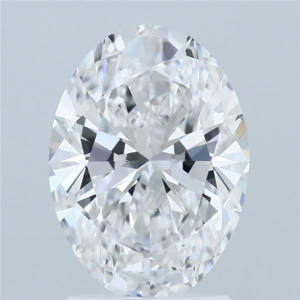 2ct Oval D VVS2 Lab Created Diamond