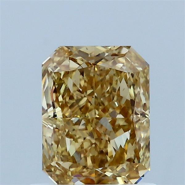 1.01ct Radiant FANCY YELLOW VS2 Lab Created Diamond