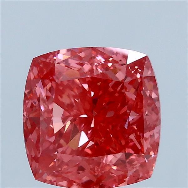 2.06ct Cushion FANCY VIVID PINK VVS2 Lab Created Diamond