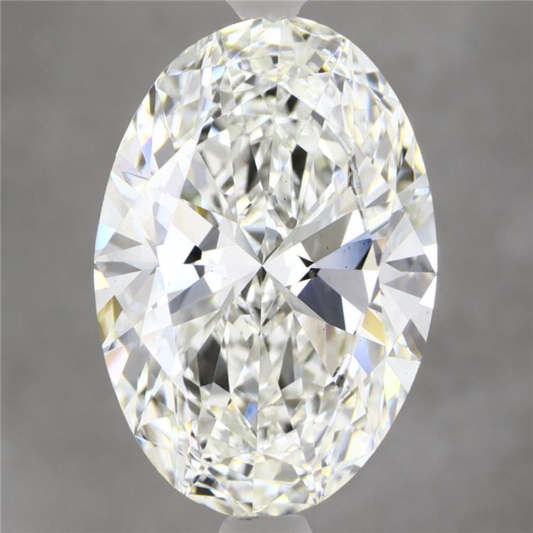 6.51ct Oval F VS1 Lab Created Diamond