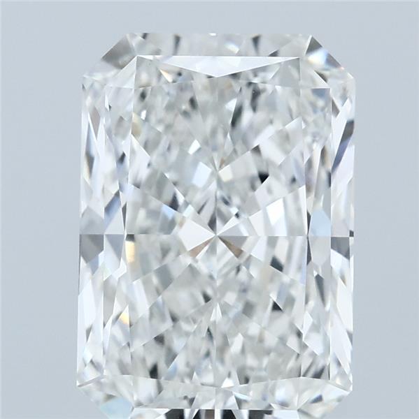 3.87ct Radiant F VVS1 Lab Created Diamond