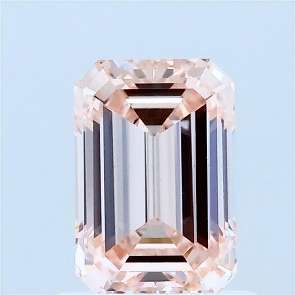 1ct Emerald FANCY INTENSE PINK VVS2 Lab Created Diamond