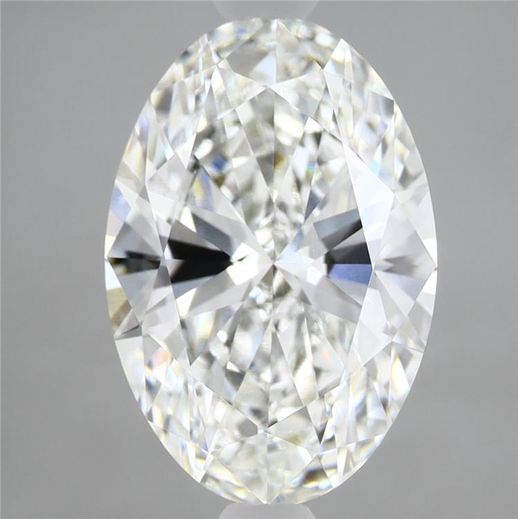 2.97ct Oval F VVS2 Lab Created Diamond