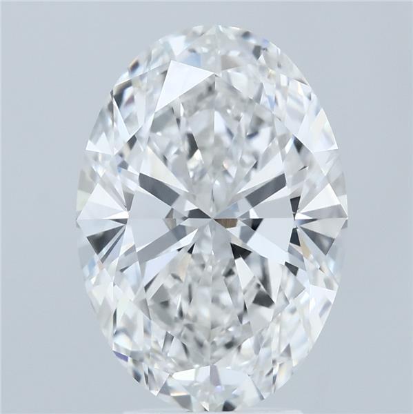 4.01ct Oval E VVS2 Lab Created Diamond