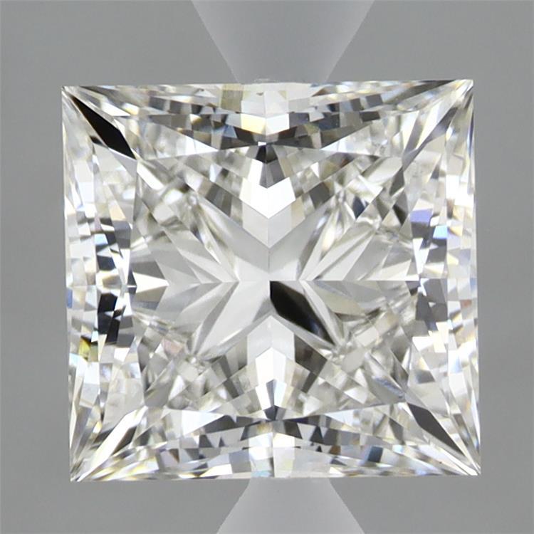 2.78ct Princess F VVS2 Lab Created Diamond