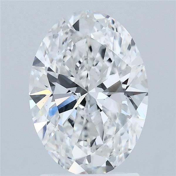 2ct Oval E VS1 Lab Created Diamond