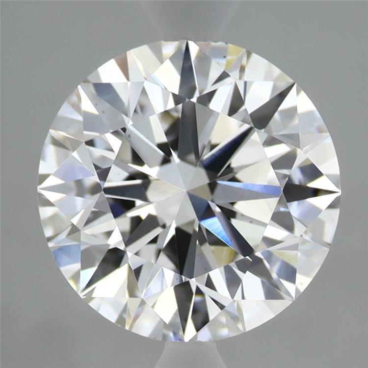 3.03ct Round F VS2 Lab Created Diamond