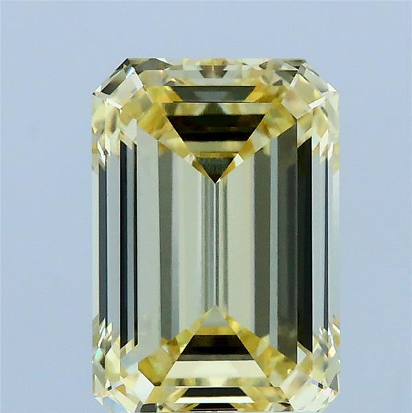 2.26ct Emerald FANCY YELLOW VVS2 Lab Created Diamond