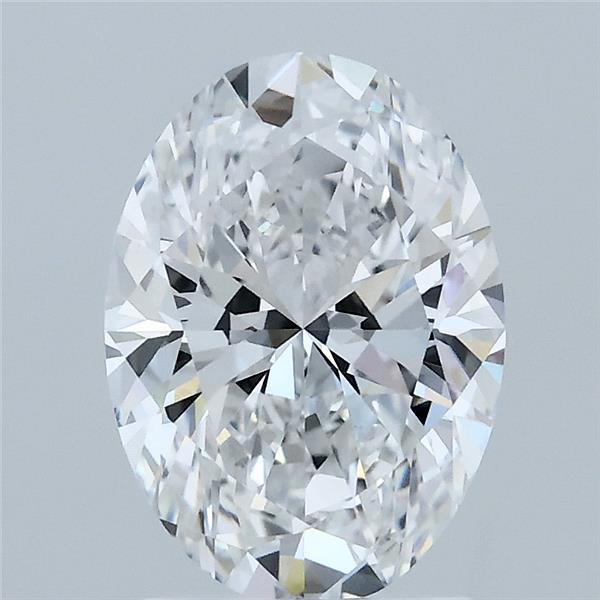 2ct Oval D VVS2 Lab Created Diamond