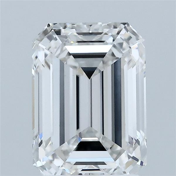 2.03ct Emerald F VVS2 Lab Created Diamond
