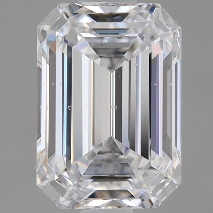 0.97ct Emerald D VS2 Lab Created Diamond
